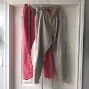 Motherhood maternity full panel capris